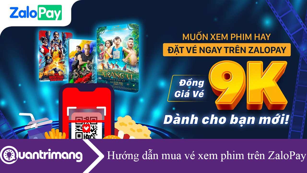 Hướng dẫn mua vé xem phim trên ZaloPay