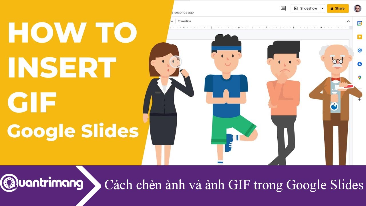 Cách chèn ảnh và ảnh GIF trong Google Slides