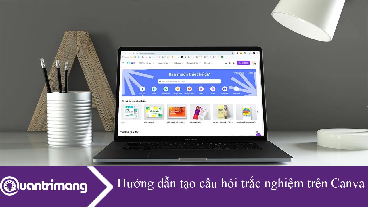 Hướng dẫn tạo câu hỏi trắc nghiệm trên Canva