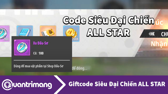 Code Siêu Đại Chiến: All Star mới nhất