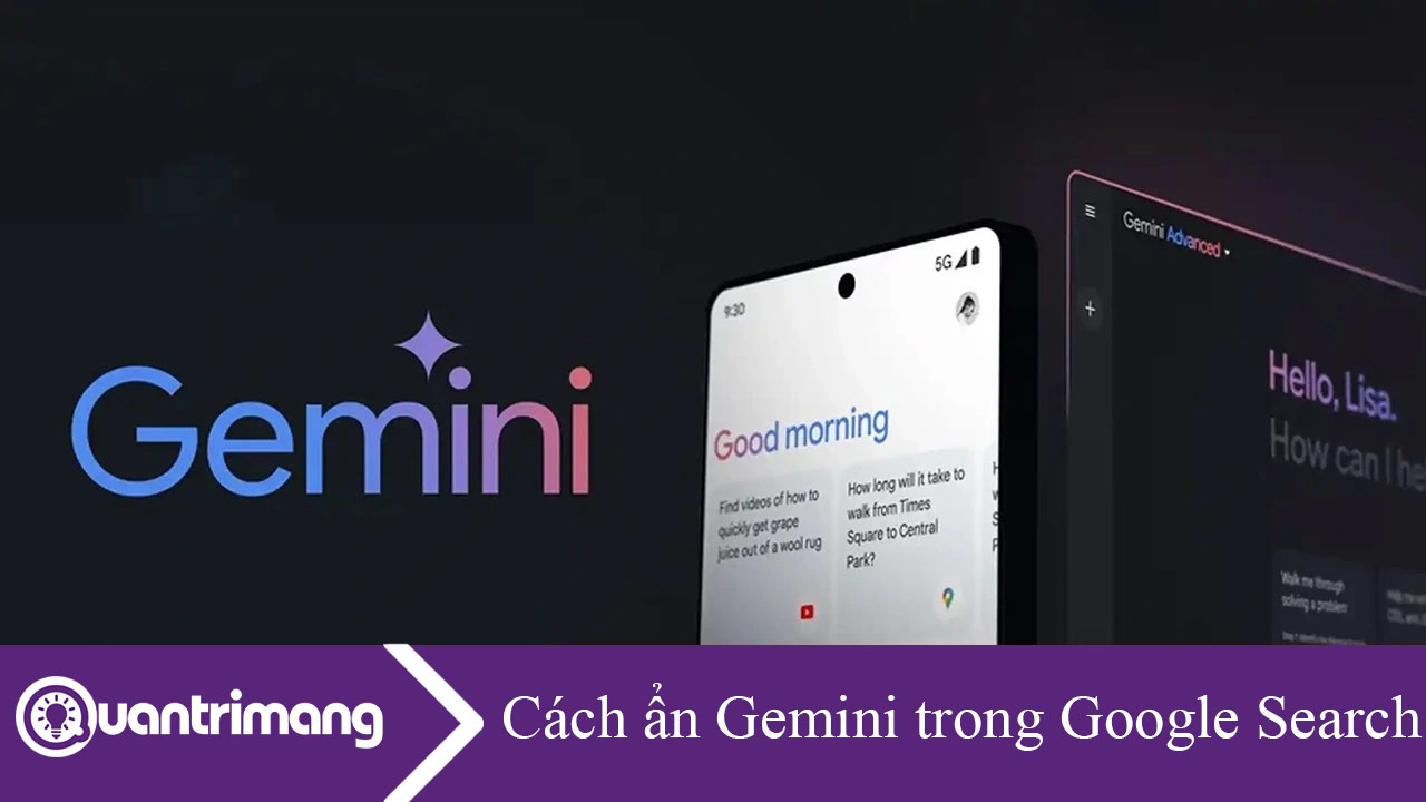 Cách ẩn Gemini trong Google Search