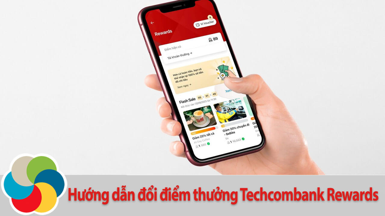 Hướng dẫn đổi điểm thưởng Techcombank Rewards