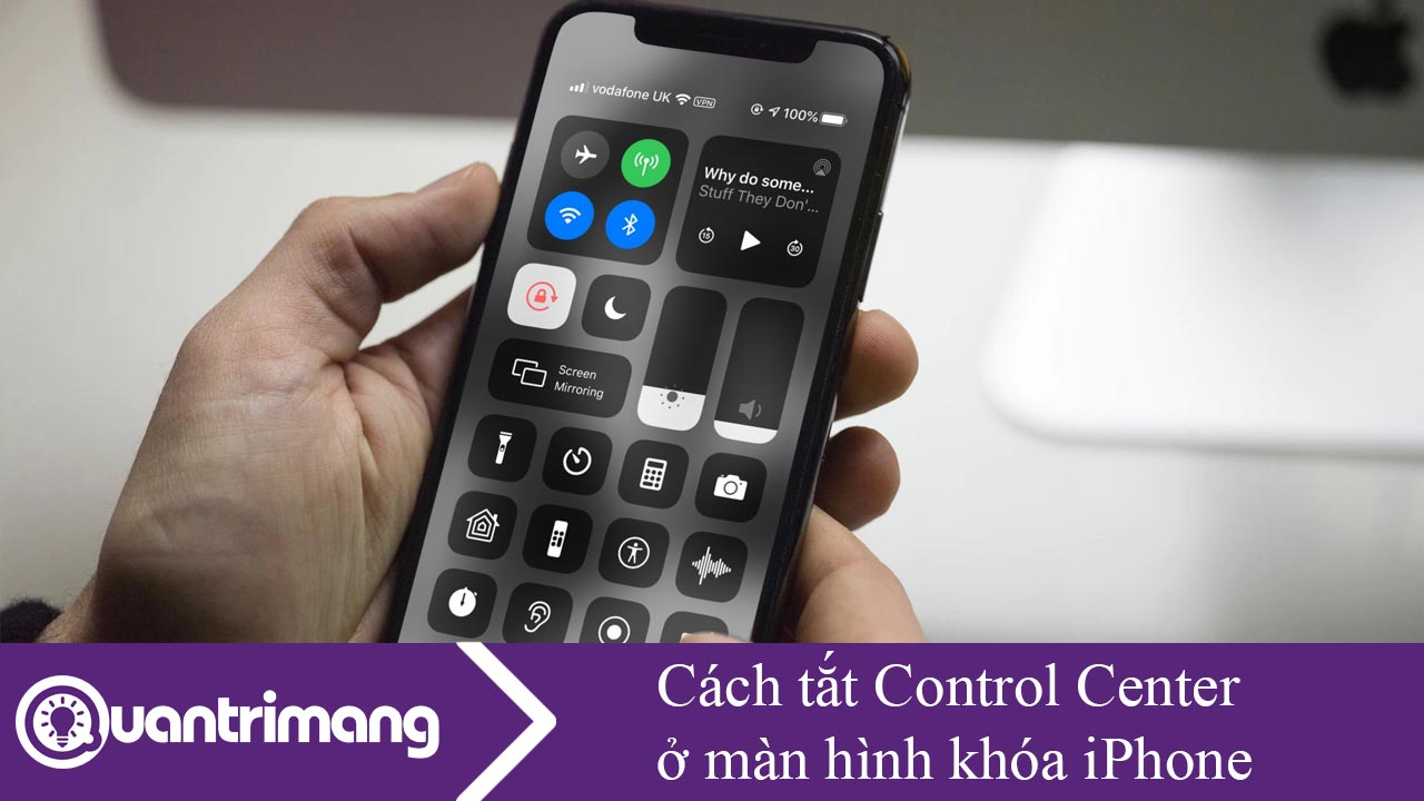 Cách tắt Control Center ở màn hình khóa iPhone