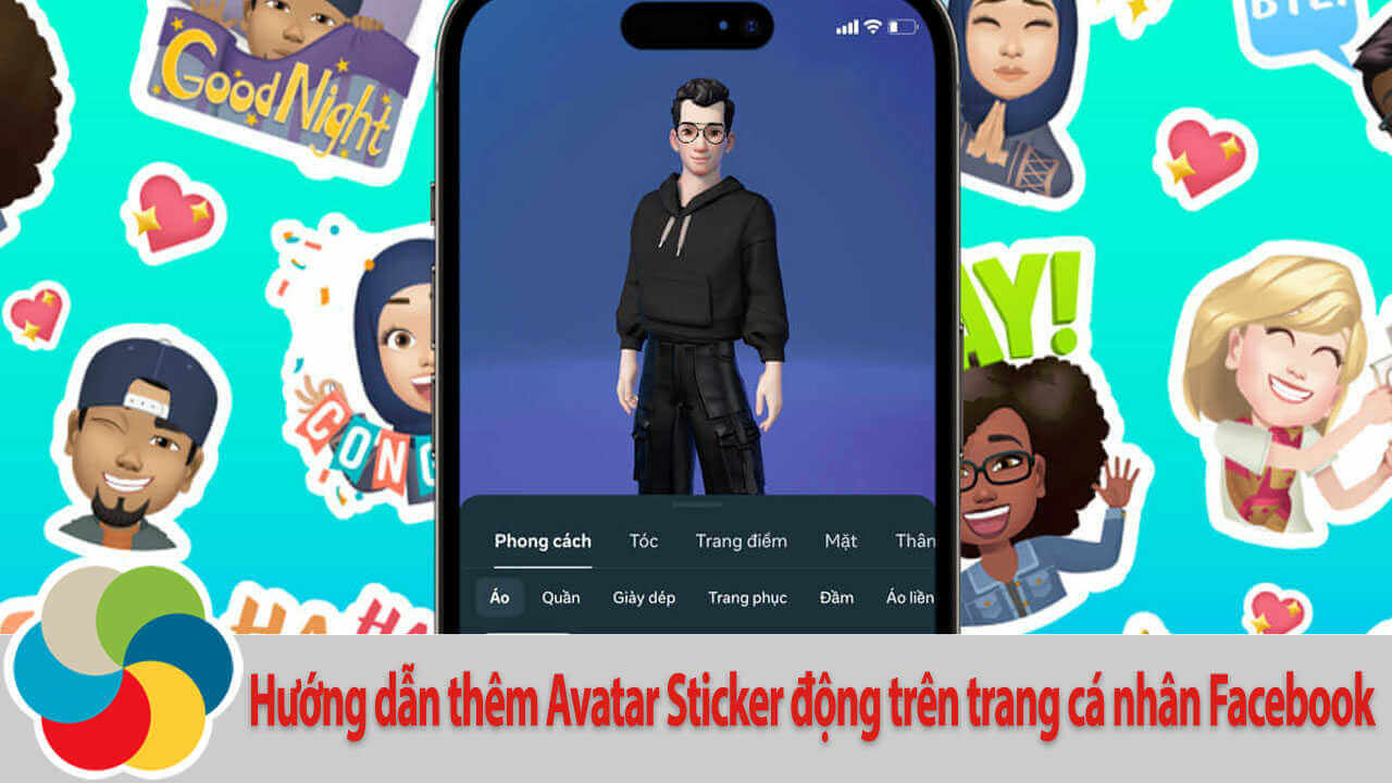 Hướng dẫn thêm Avatar Sticker động trên trang cá nhân Facebook