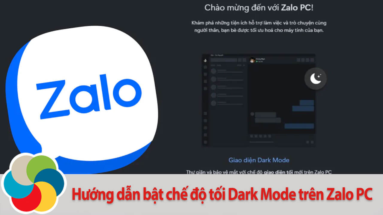 Hướng dẫn bật chế độ tối Dark Mode trên Zalo PC
