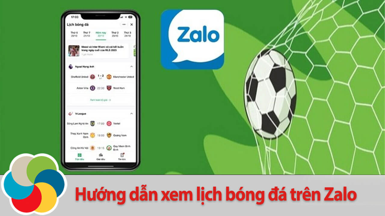 Hướng dẫn xem lịch bóng đá trên Zalo