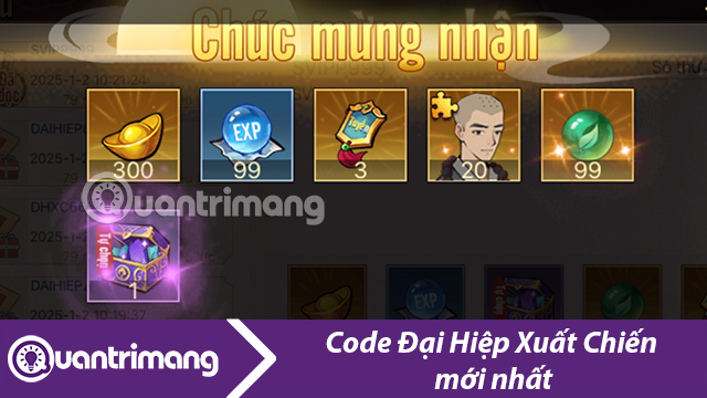 Full bộ code Đại Hiệp Xuất Chiến mới nhất và cách đổi code