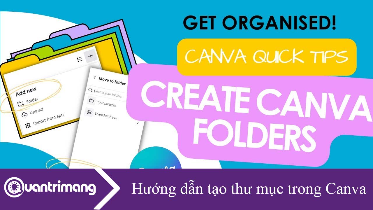 Hướng dẫn tạo thư mục trong Canva