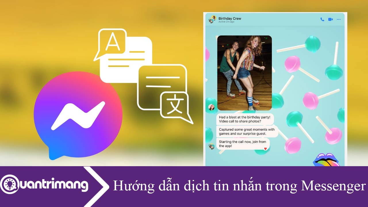 Hướng dẫn dịch tin nhắn trong Messenger
