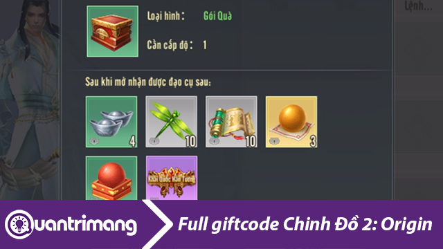 Code Chinh Đồ 2 Origin mới nhất và cách đổi code nhận thưởng