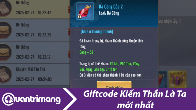 Code Kiếm Thần Là Ta mới nhất và cách đổi code