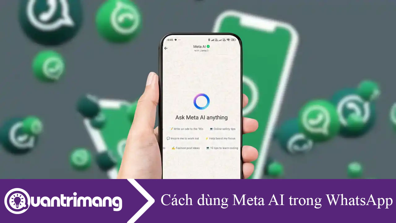 Cách dùng Meta AI trong WhatsApp