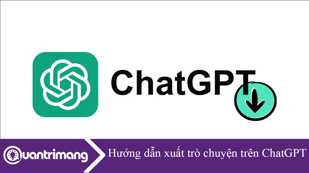 Hướng dẫn xuất trò chuyện trên ChatGPT