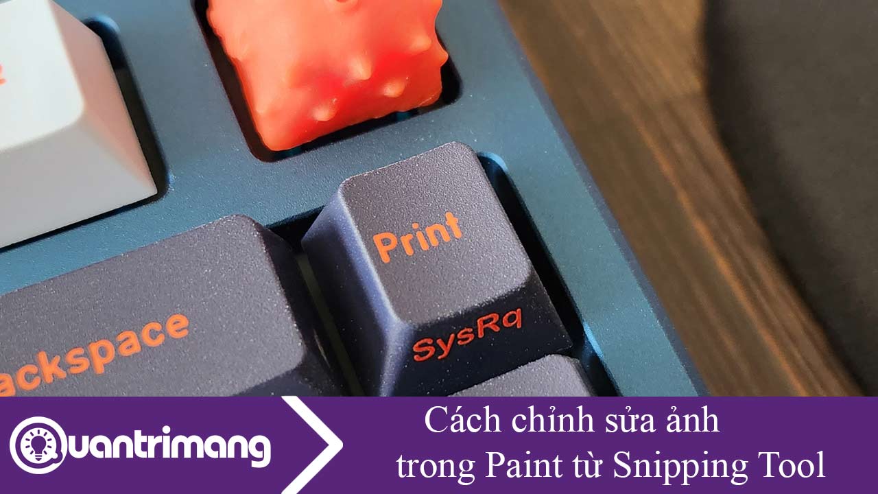 Cách chỉnh sửa ảnh trong Paint từ Snipping Tool