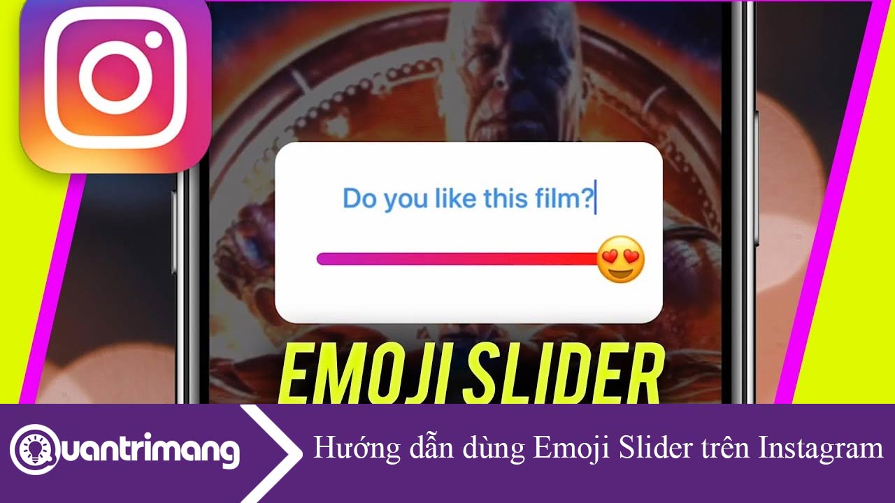 Hướng dẫn dùng Emoji Slider trên Instagram