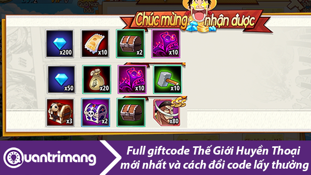 Full code Thế Giới Huyền Thoại mới nhất và cách đổi code lấy thưởng