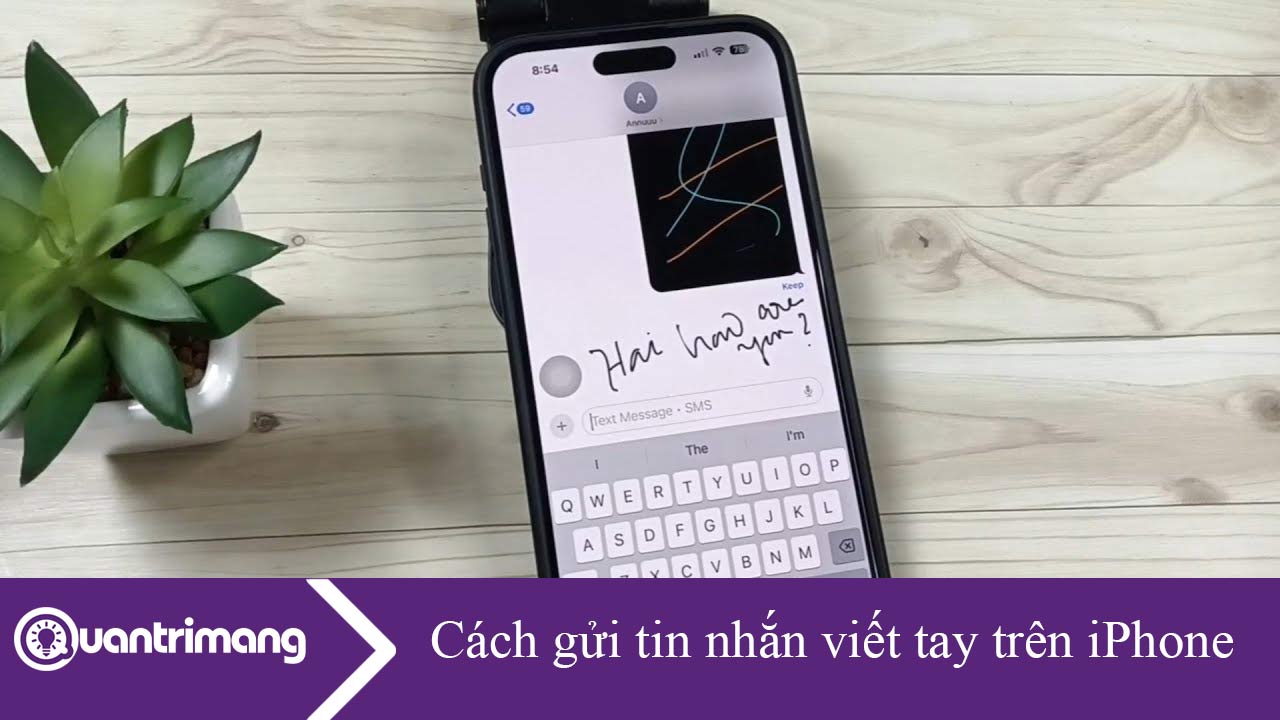 Cách gửi tin nhắn viết tay trên iPhone