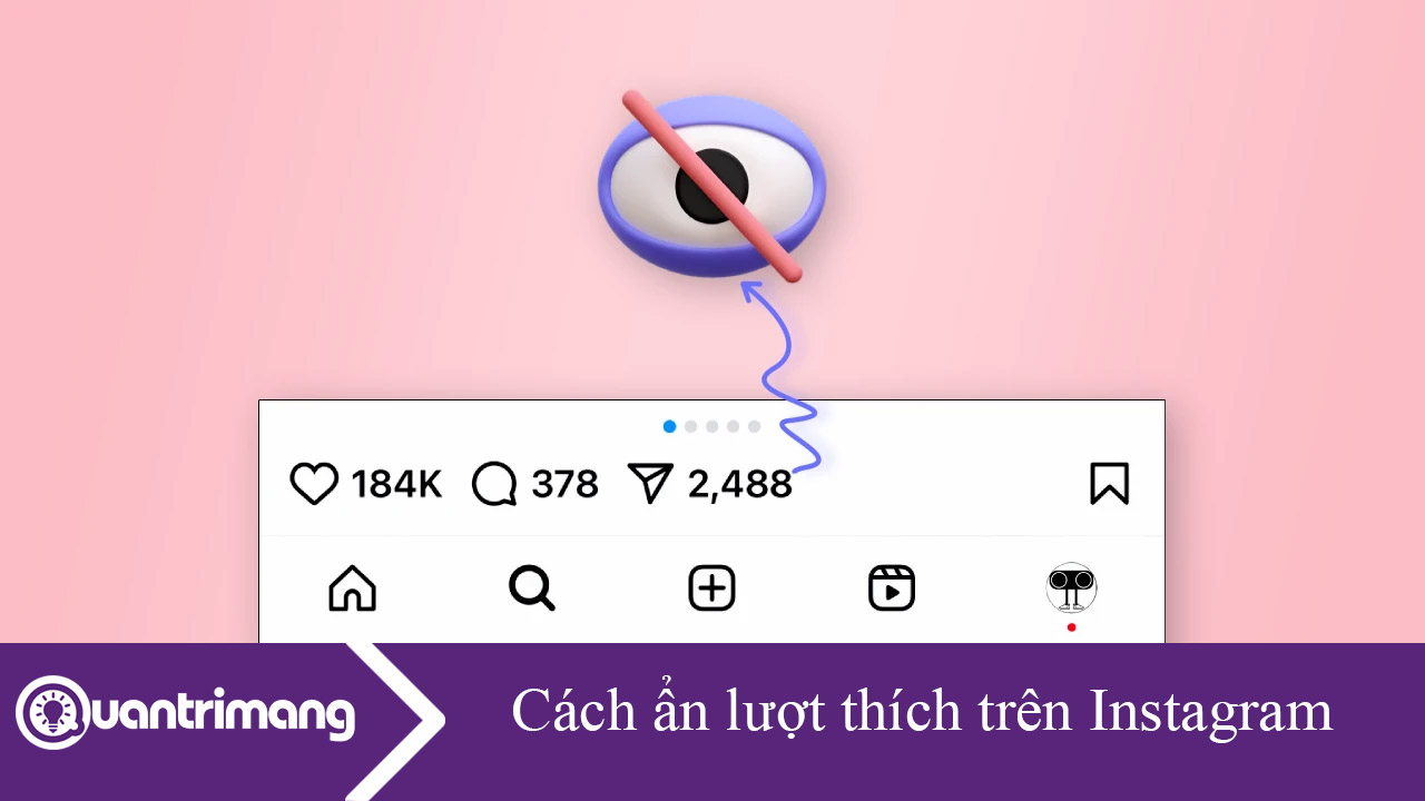 Cách ẩn lượt thích trên Instagram