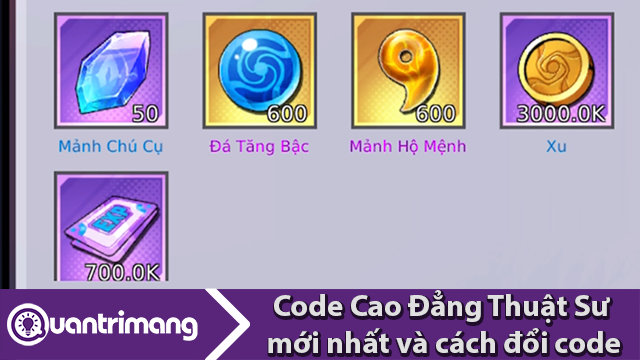 Full code Cao Đẳng Thuật Sư mới nhất và cách nhập code