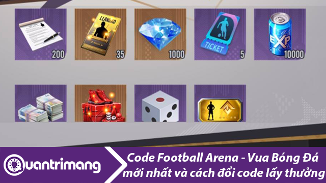 Code Football Arena Vua Bóng Đá Gamota mới nhất