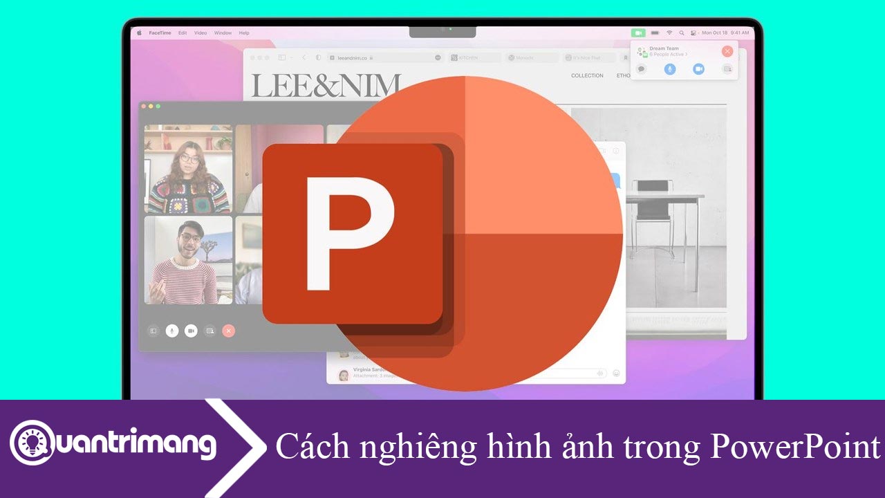 Cách nghiêng hình ảnh trong PowerPoint