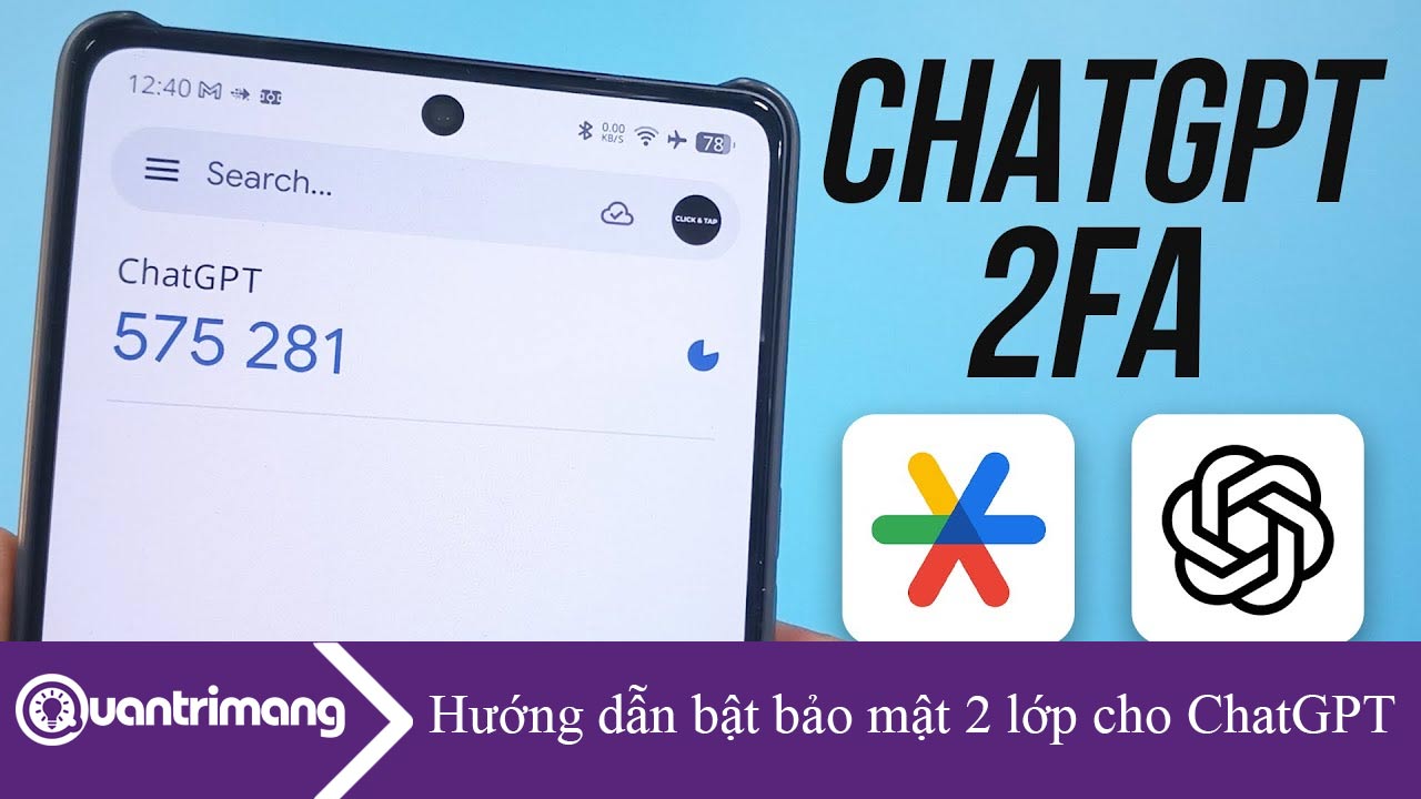 Hướng dẫn bật bảo mật 2 lớp tài khoản ChatGPT