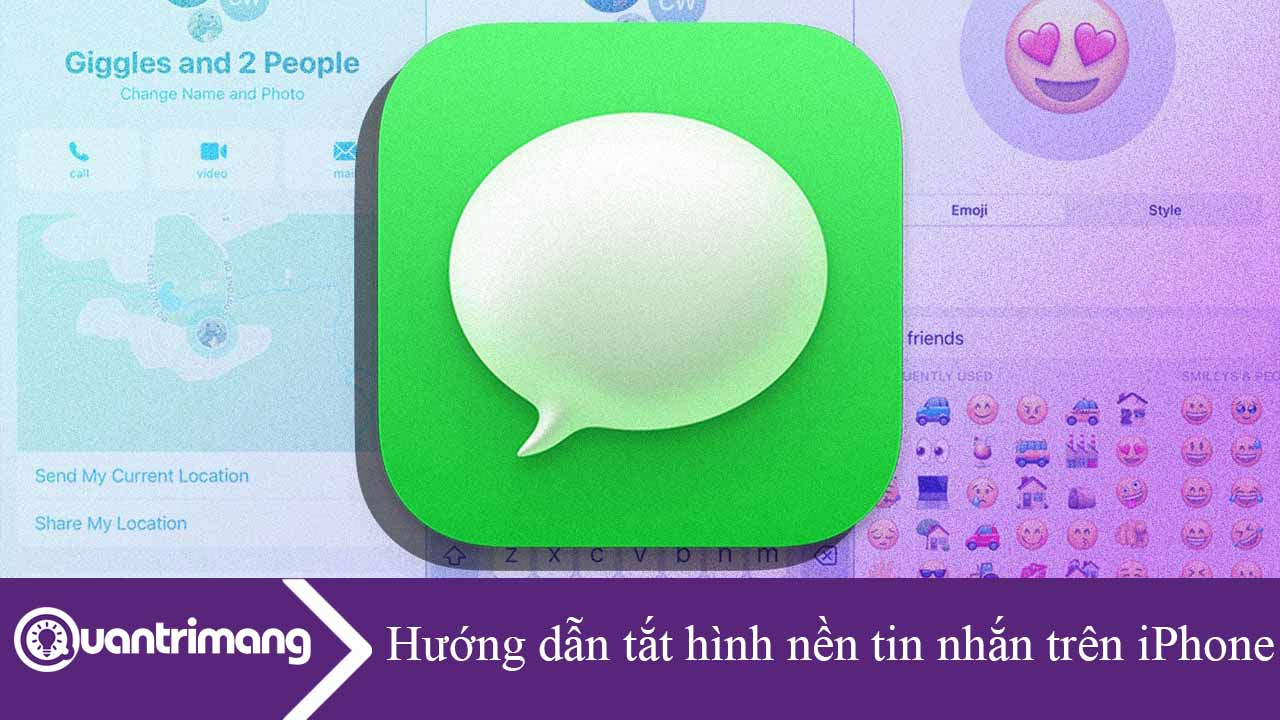 Hướng dẫn tắt hình nền tin nhắn trên iPhone