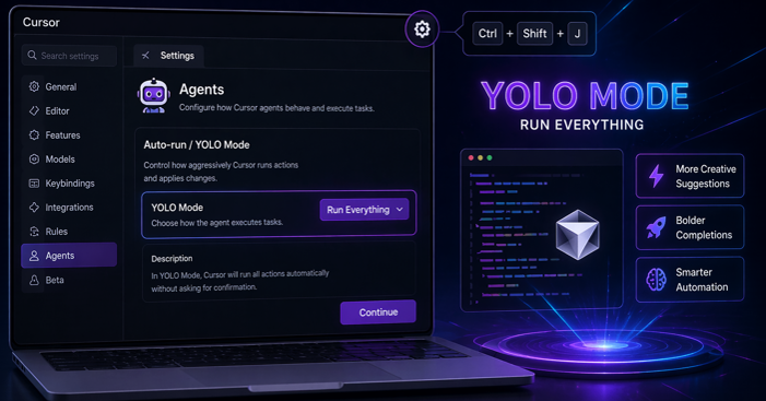 Hướng dẫn cách bật YOLO Mode trong Cursor