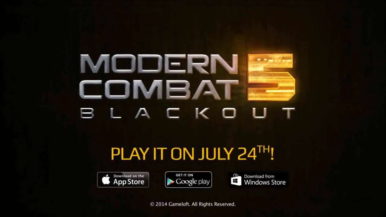 Official Modern Combat 5 Blackout (iOS Android Windows Phone) Launch Trailer