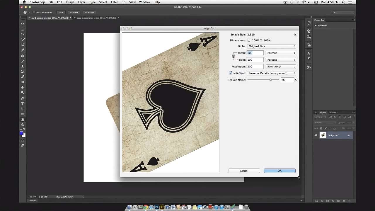 Image Resizing in Photoshop CC