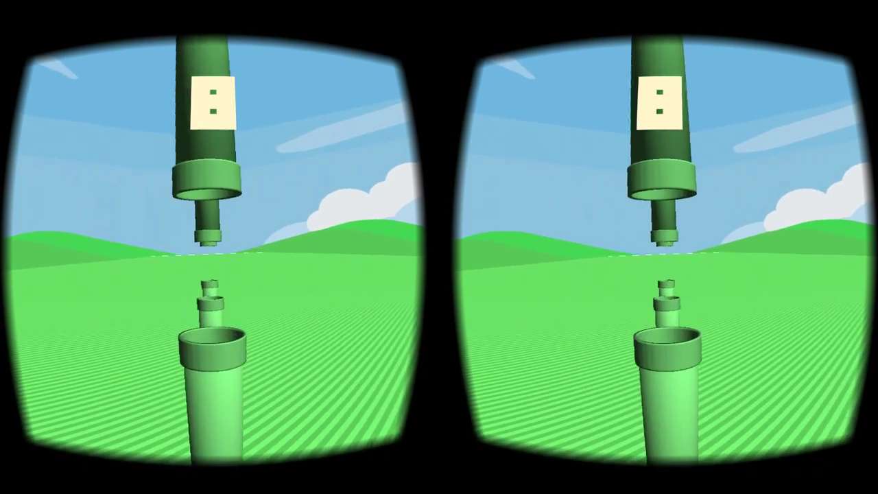 flappy bird VR like oculus rift and Project Morpheus