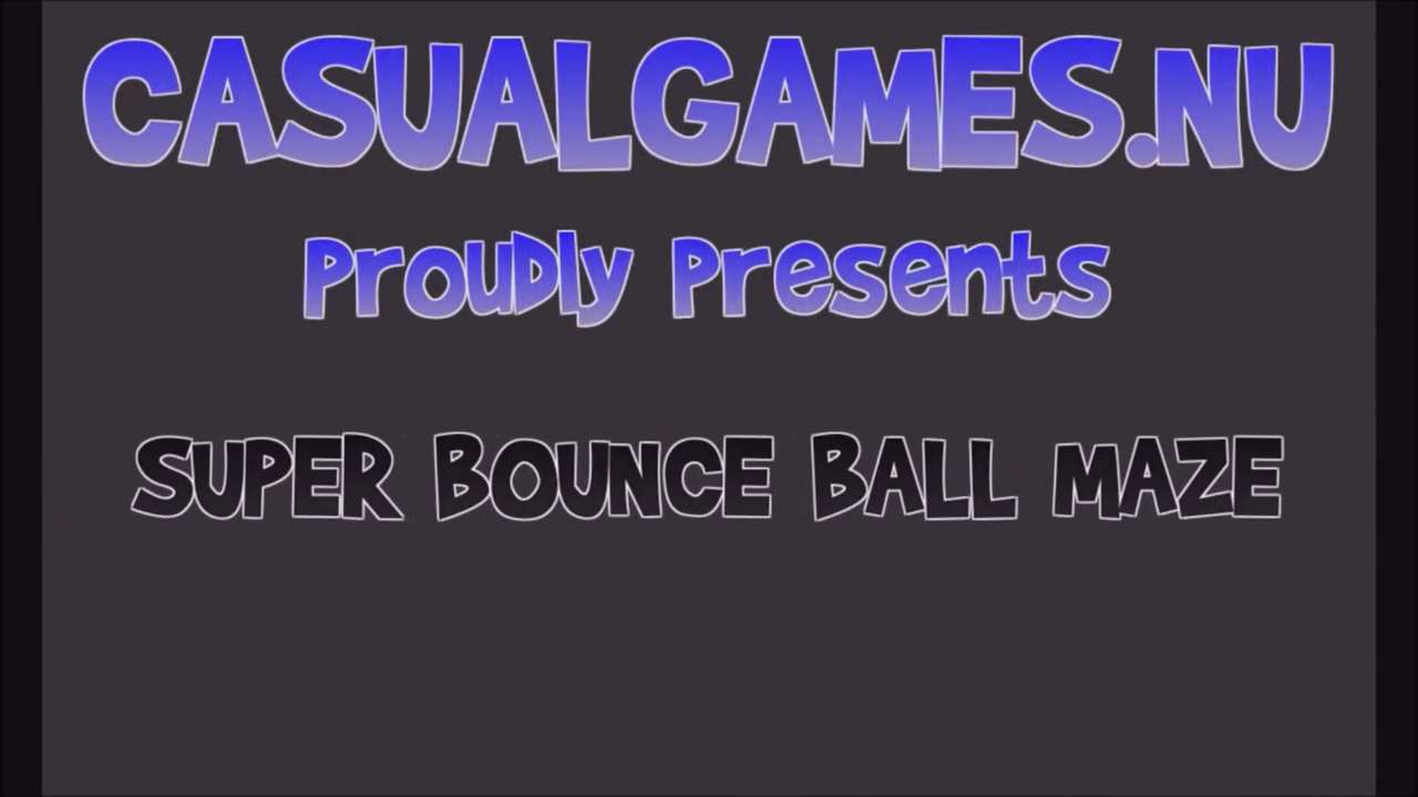 Super Bounce Ball Maze