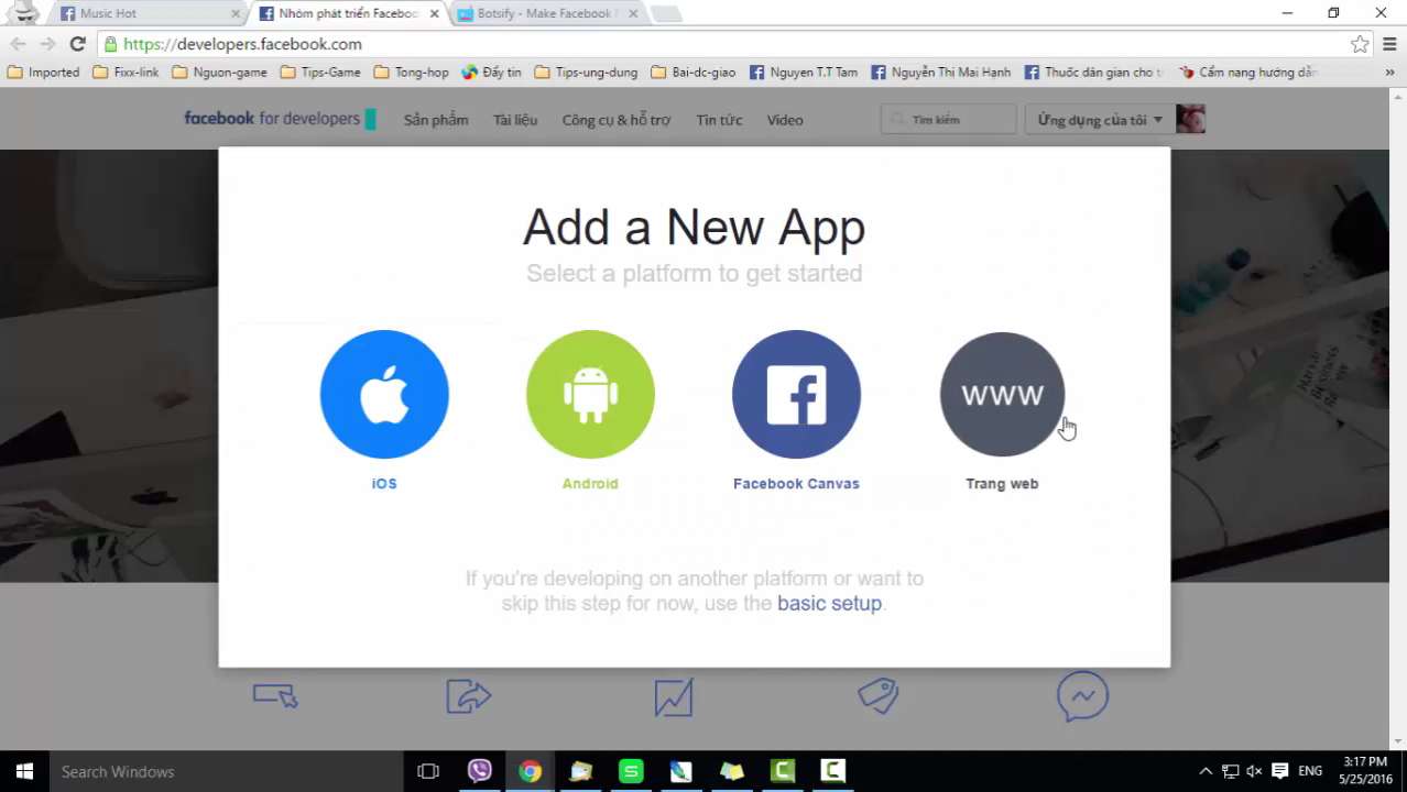Tạo Chat Bot trả lời tin nhắn tự động trên Fanpage Facebook