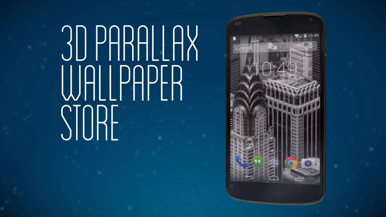 Android 3D Parallax Wallpaper Store (long version)