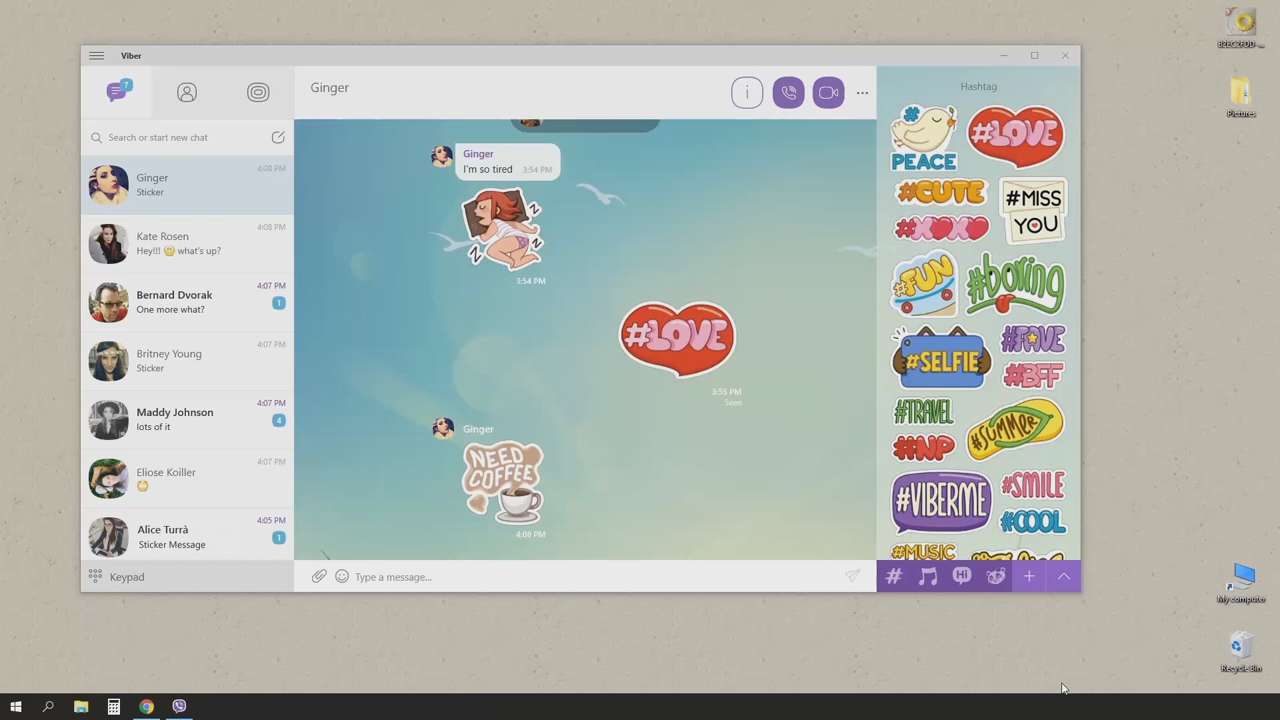 Viber Universal App for Windows 10