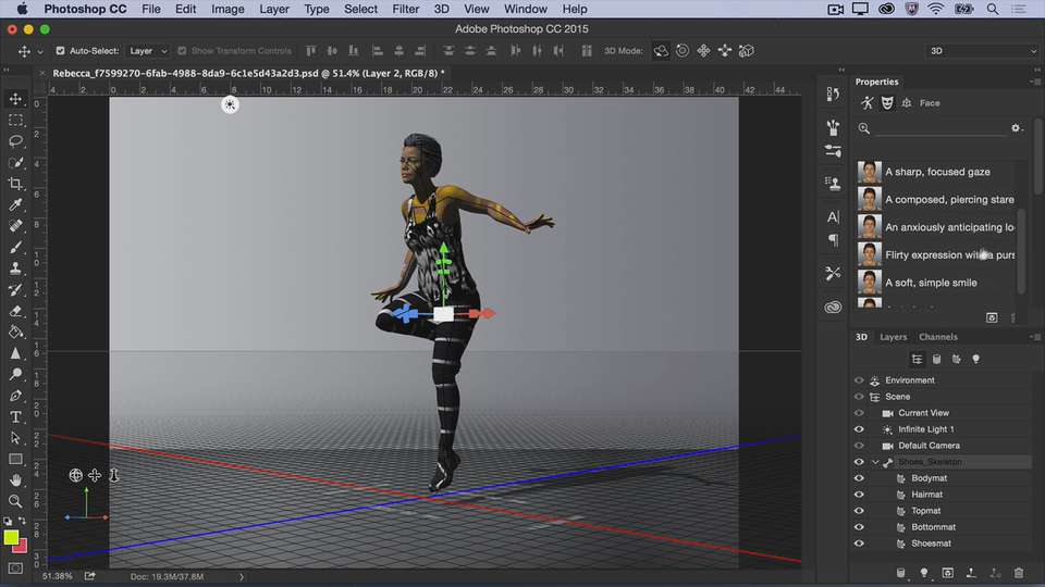 Create realistic photo composites with 3D model