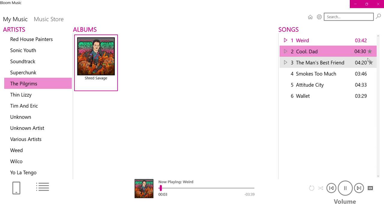 Bloom Music Player
