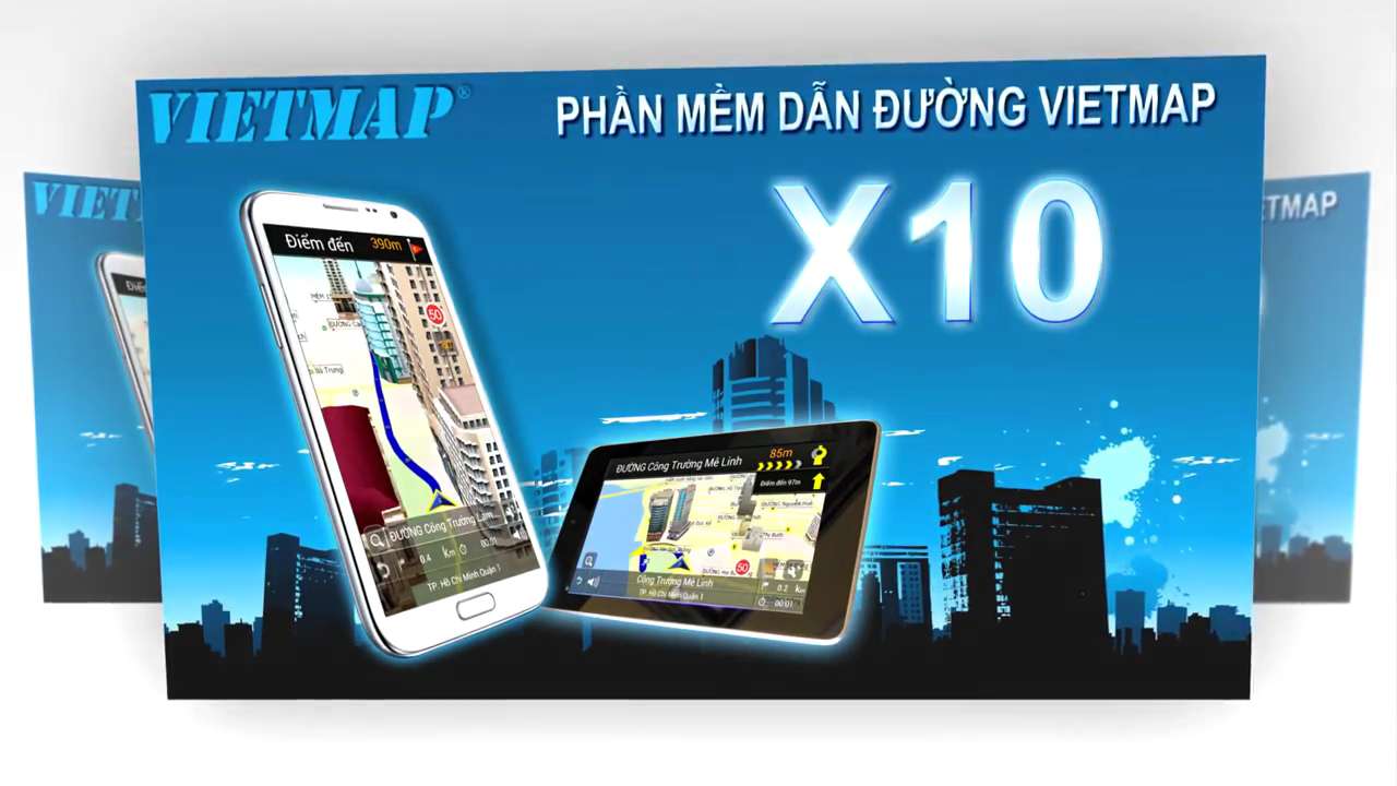 Phần mềm dẫn đường VietMap X10