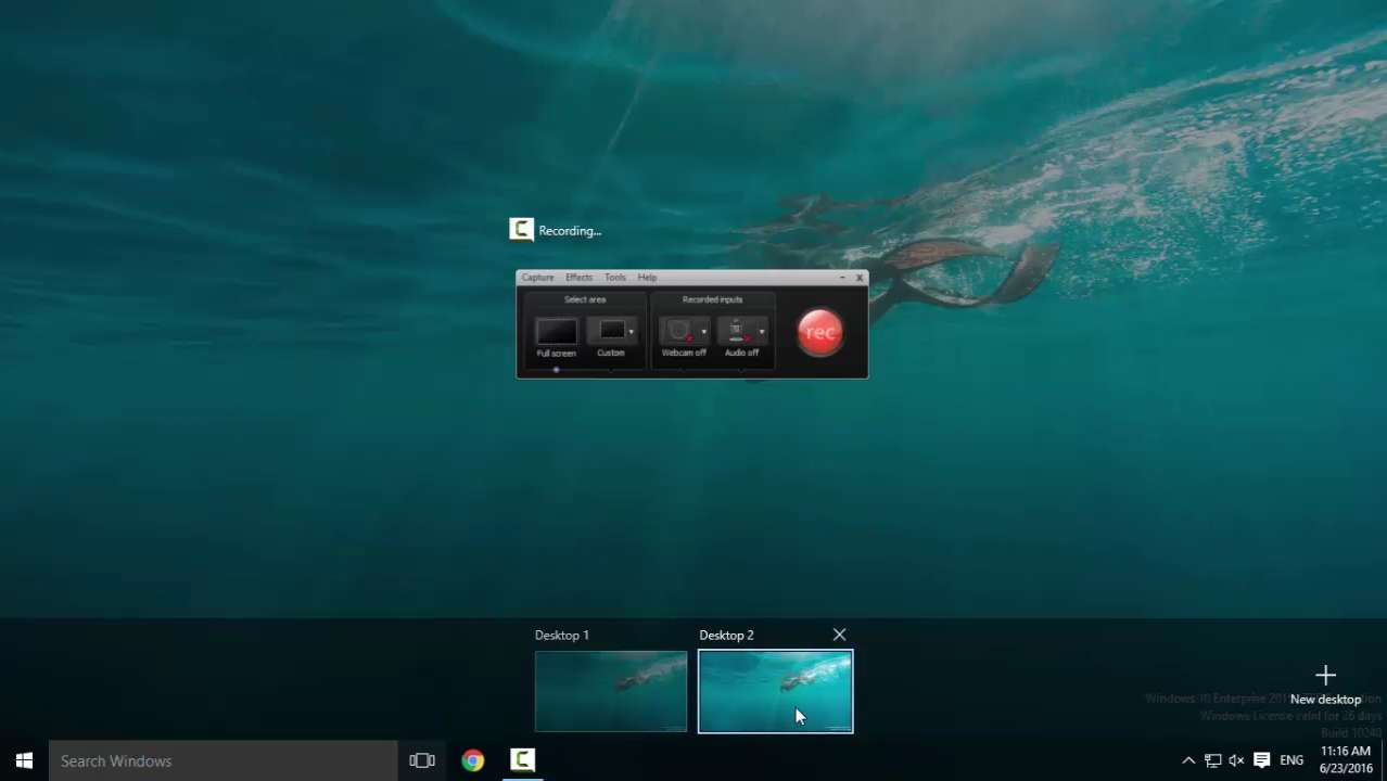 Cách tạo desktop ảo trong Windows 10