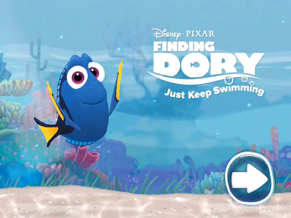 Finding Dory Just Keep Swimming