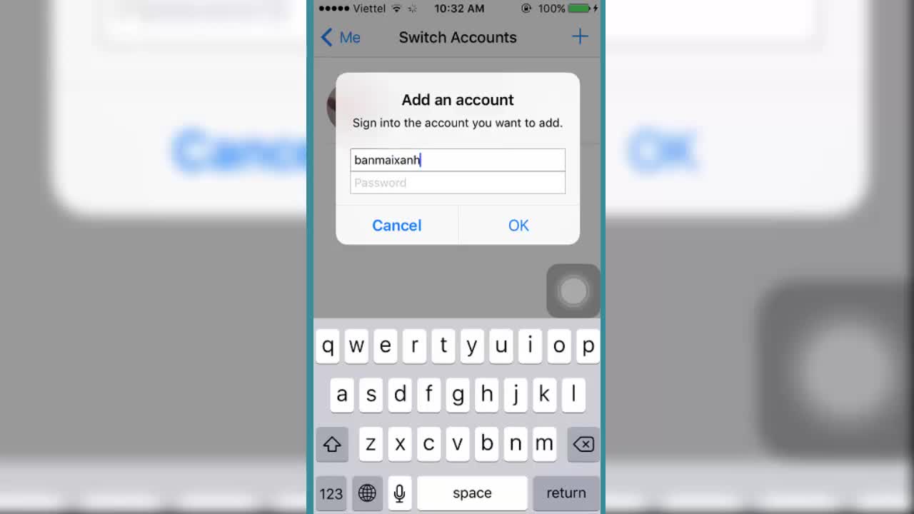 Đăng nhập nhiều tài khoản Facebook Messenger trên iPhone