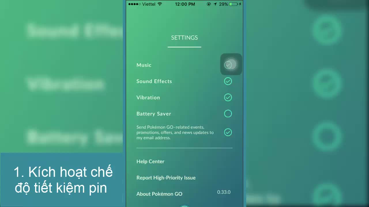 Mẹo tiết kiệm pin khi chơi Pokémon Go