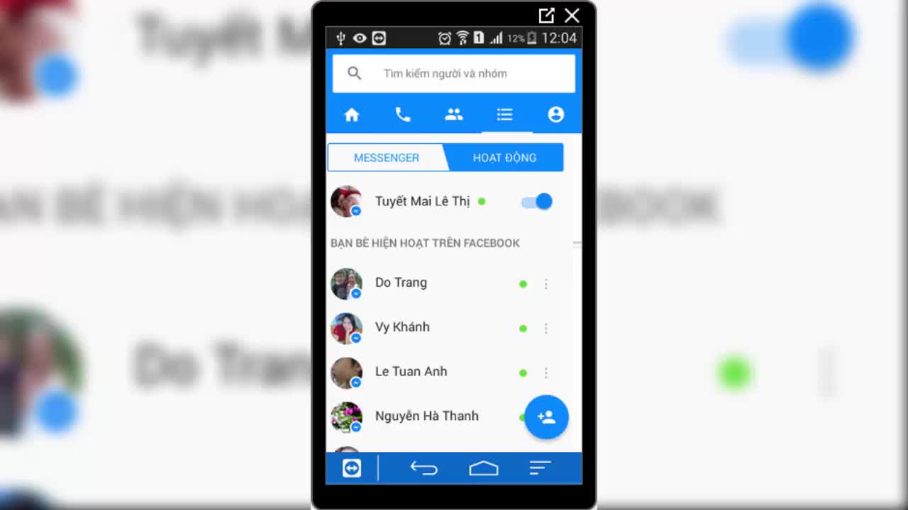 Hướng dẫn ẩn nick Facebook Messenger