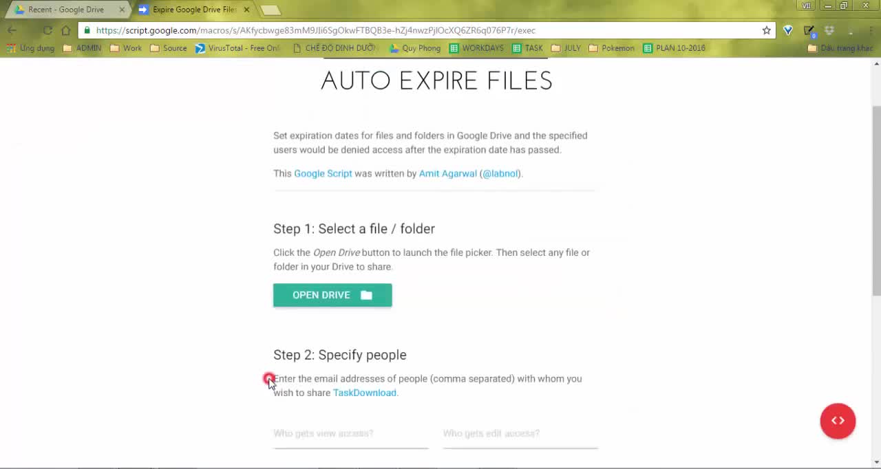 Cách chia sẻ link tự hủy trên Google Drive