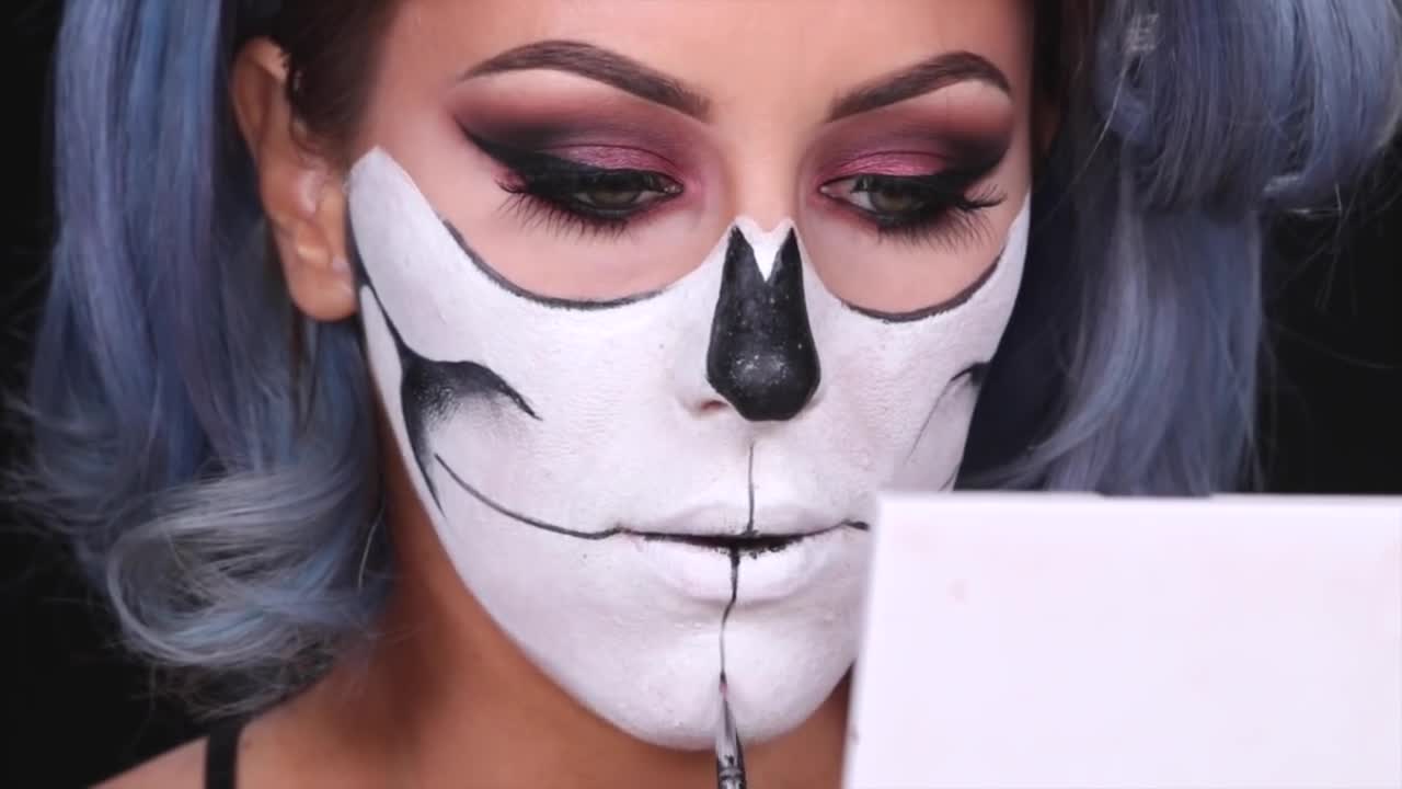 Halloween Skull Makeup Chrisspy