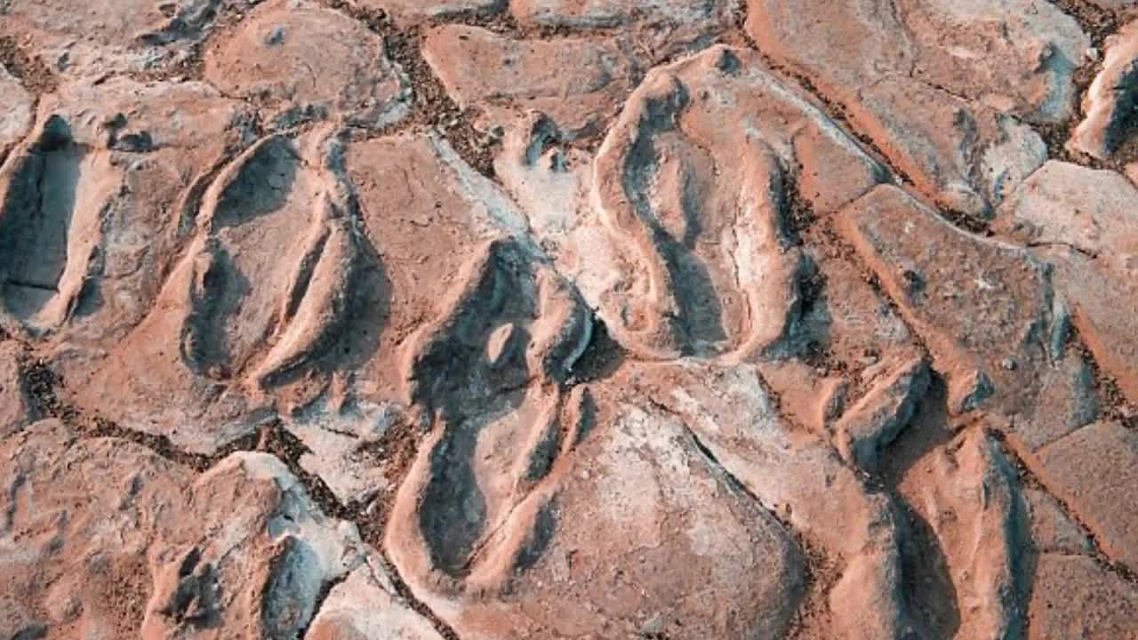 400 ancient human footprints are found near a sacred African volcano
