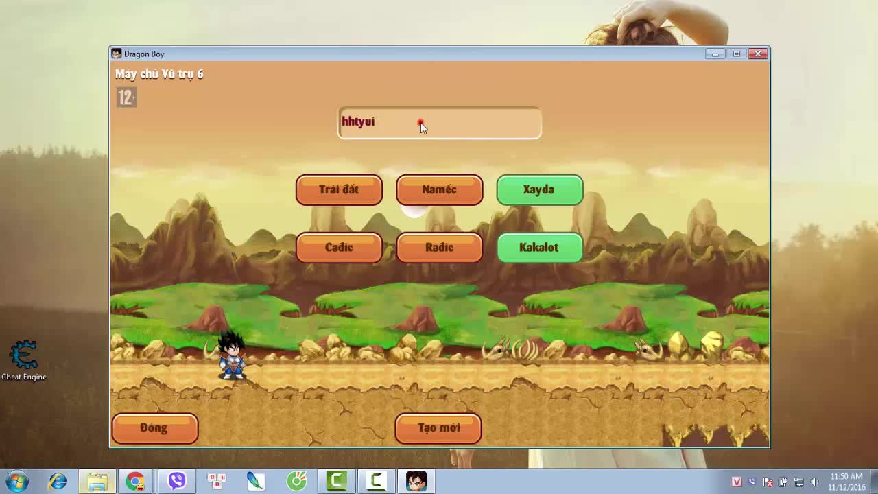 Cách chơi "Chú Bé Rồng" bằng Cheat Engine