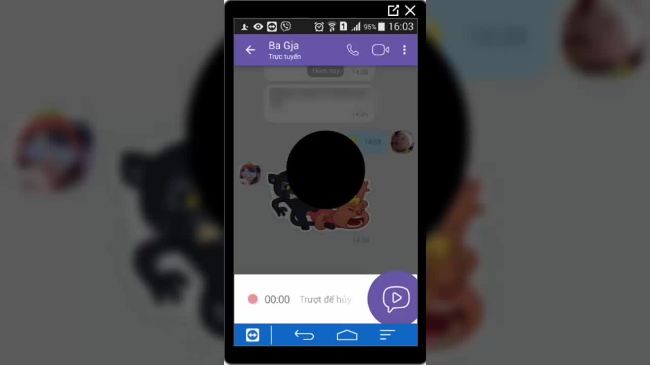 Cách gửi tin nhắn Video trên Viber