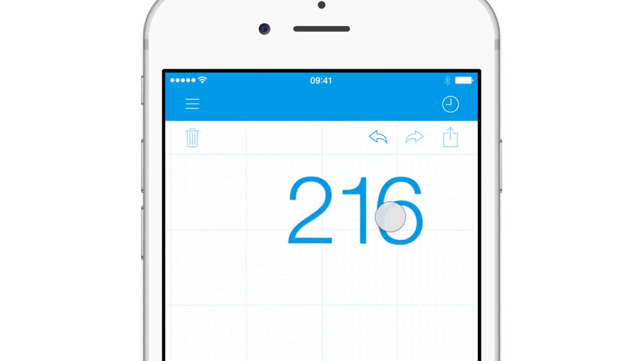 MyScript Calculator 1.3 Version for iOS Devices