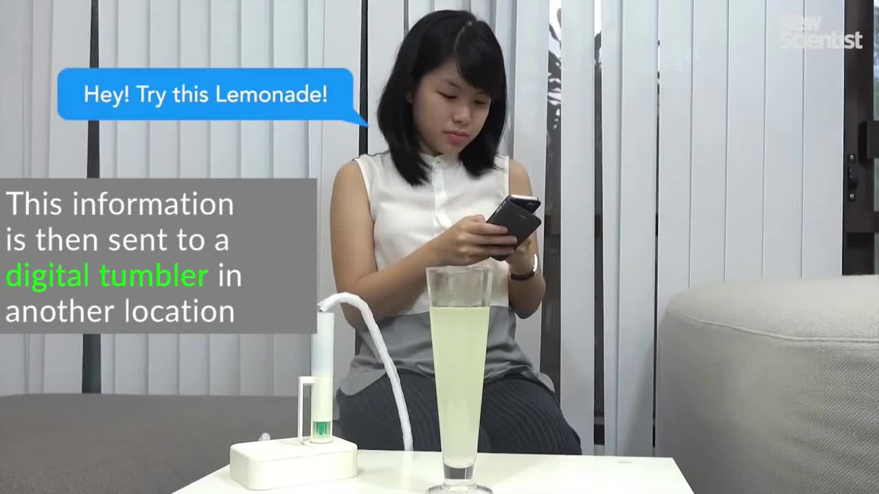 Gửi nước chanh qua Internet? 